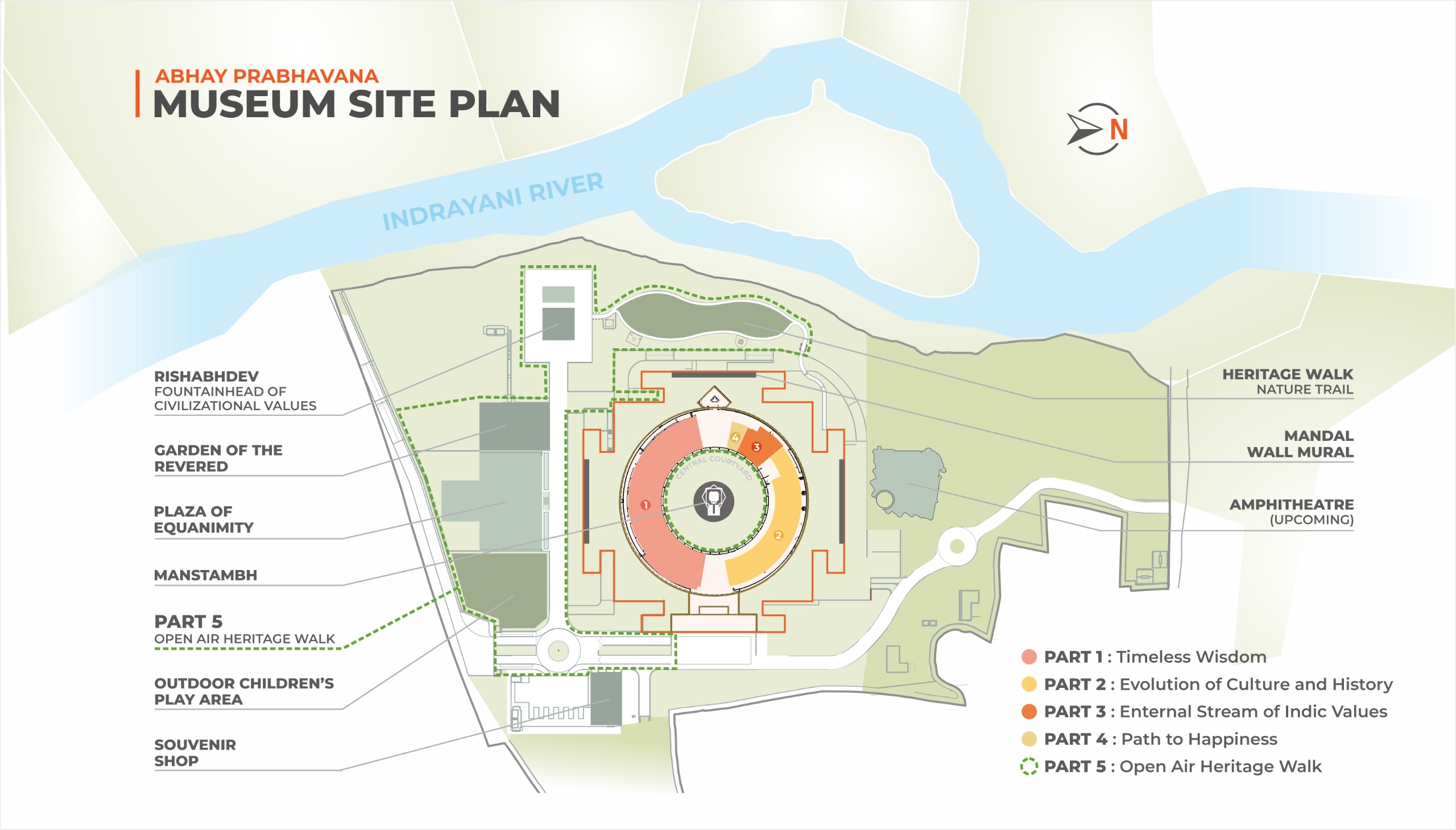 Abhay Prabhavana Museum Map 1